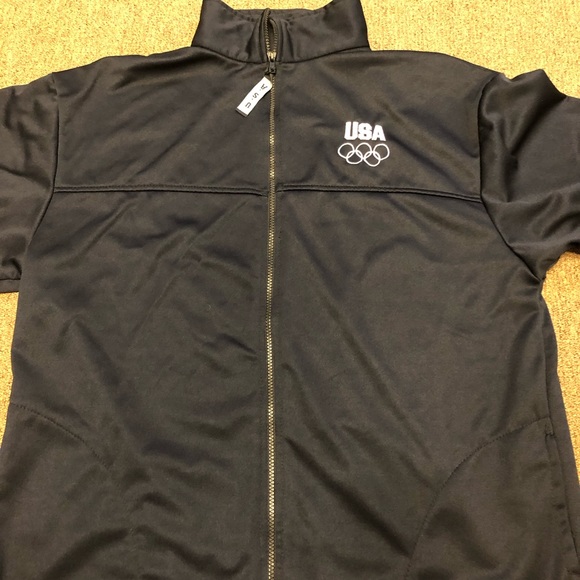 USA Olympics Jacket Committee Black Zip XL - Picture 4 of 8